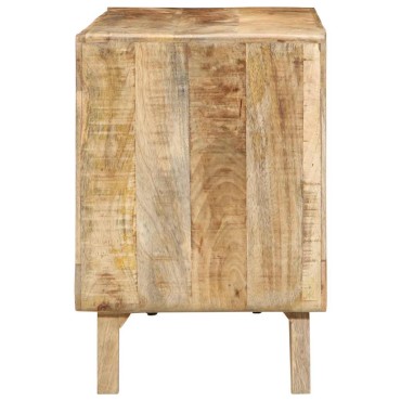 ντουλάπι τηλεόρασης vidaXL 105x46x32cm μασίφ ξύλο ακατέργαστο μάνγκο