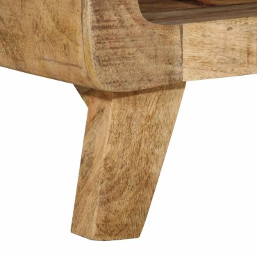 ντουλάπι τηλεόρασης vidaXL 105x46x32cm μασίφ ξύλο ακατέργαστο μάνγκο