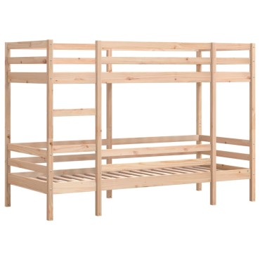 vidaXL Κουκέτα 90x200cm από Μασίφ Ξύλο Πεύκου 1 τεμ. - Μονό