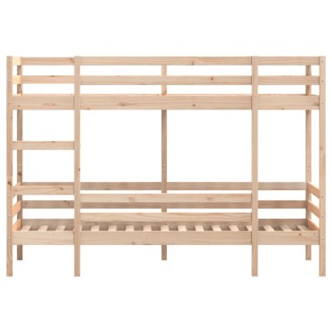 vidaXL Κουκέτα 90x200cm από Μασίφ Ξύλο Πεύκου 1 τεμ. - Μονό