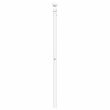 vidaXL Κεφαλάρι Λευκό Μεταλλικό 156x3x97cm 1 τεμ.