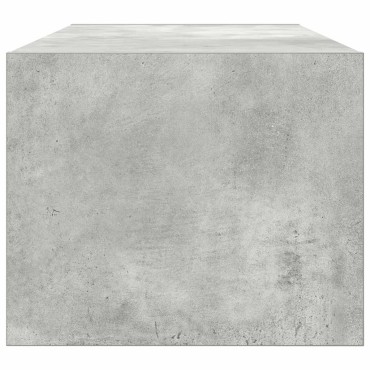 vidaXL Έπιπλο Τηλεόρασης Γκρι Σκυροδέματος 80x31x25,5cm Επεξεργ. Ξύλο