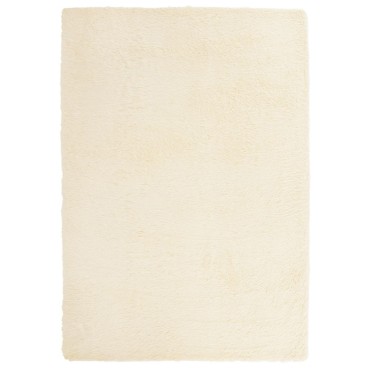 vidaXL Χαλί Shaggy με Ψηλό Πέλος NAVARRA Κρέμα 120x170cm πολυεστέρας