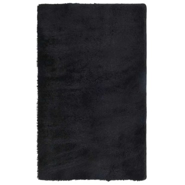 vidaXL Χαλί Shaggy με Ψηλό Πέλος NAVARRA Μαύρο 80x150cm πολυεστέρας