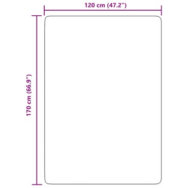 vidaXL Χαλί Shaggy με Ψηλό Πέλος NAVARRA Μπεζ 120x170cm πολυεστέρας