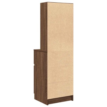 vidaXL Κομοδίνο Καφέ Δρυς 39x35x125cm από Επεξεργασμένο Ξύλο 1 τεμ.