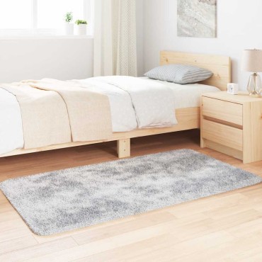 vidaXL Χαλί Shaggy με Ψηλό Πέλος NAVARRA Ανοιχτό Γκρι 80x150cm