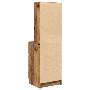 vidaXL Κομοδίνο Παλιό ξύλο 39x35x125cm από Επεξεργασμένο Ξύλο 1 τεμ.