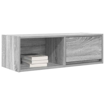 vidaXL Έπιπλο Τηλεόρασης Γκρι Sonoma 80x31x25,5cm Επεξεργασμένο Ξύλο