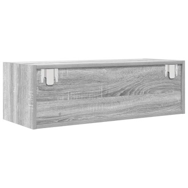 vidaXL Έπιπλο Τηλεόρασης Γκρι Sonoma 80x31x25,5cm Επεξεργασμένο Ξύλο