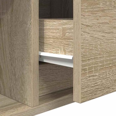 vidaXL Έπιπλο Τηλεόρασης Sonoma Δρυς 80x31x25,5cm Επεξ. Ξύλο