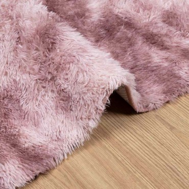 vidaXL Χαλί Shaggy με Ψηλό Πέλος NAVARRA Σκ. Ροζ 120x170cm