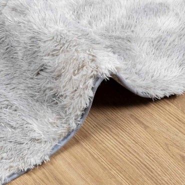 vidaXL Χαλί Shaggy με Ψηλό Πέλος NAVARRA Ανοιχτό Γκρι 200x290cm
