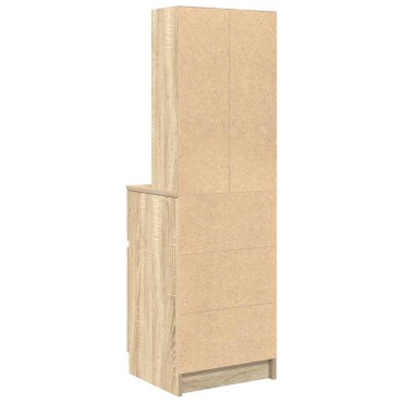 vidaXL Κομοδίνο Sonoma Δρυς 39x35x125cm από Επεξεργασμένο Ξύλο 1 τεμ.