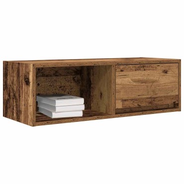 vidaXL Έπιπλο Τηλεόρασης Παλιό Ξύλο 80x31x25,5cm Επεξεργασμένο Ξύλο