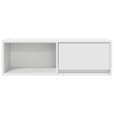 vidaXL Έπιπλο Τηλεόρασης Λευκό 80x31x25,5cm Επεξεργασμένο Ξύλο