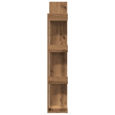 vidaXL Ντουλάπι βιβλίων Artisan Oak 86x25,5x140cm Ξύλο μηχανής 1 τεμ.