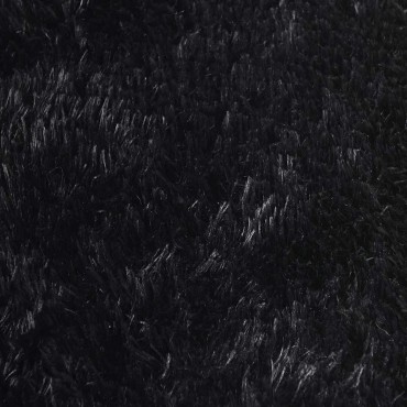 vidaXL Χαλί Shaggy με Ψηλό Πέλος NAVARRA Μαύρο 120x170cm πολυεστέρας