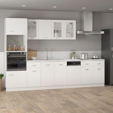 vidaXL Πρόσοψη Πλυντηρίου Πιάτων Lyon Λευκή 45x3x67cm από 1 τεμ.