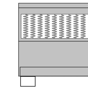 vidaXL Κρεβάτι Boxspring Σκούρο Γκρι 160 x 200 εκ. Υφασμάτινο