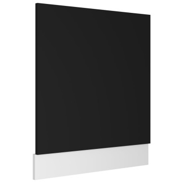 vidaXL Πρόσοψη Πλυντηρίου Πιάτων Lyon Μαύρη 59,5x3x67cm 1 τεμ.