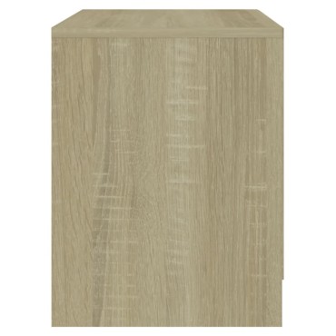 vidaXL Κομοδίνα 2 τεμ. Sonoma Δρυς 45x34,5x44,5cm Επεξεργασμένο Ξύλο