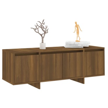 vidaXL Έπιπλο Τηλεόρασης Καφέ Δρυς 120x30x40,5cm Επεξ. Ξύλο
