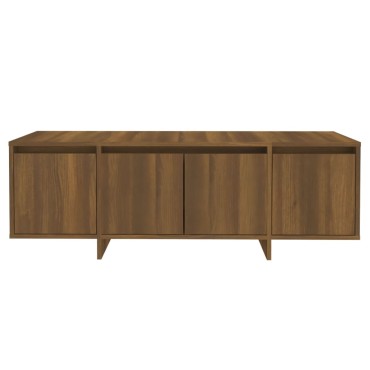 vidaXL Έπιπλο Τηλεόρασης Καφέ Δρυς 120x30x40,5cm Επεξ. Ξύλο
