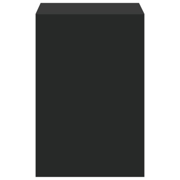 vidaXL Βάση Οθόνης με Organiser Γραφείου Μαύρη από Επεξεργασμένο Ξύλο