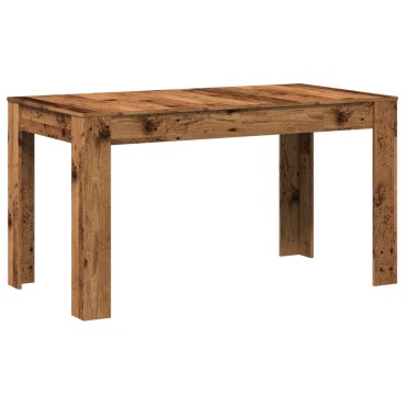 vidaXL Τραπεζαρία Παλιό Ξύλο 140x74,5x76cm από Επεξεργασμένο Ξύλο 1 τεμ.