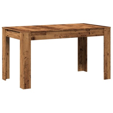 vidaXL Τραπεζαρία Παλιό Ξύλο 140x74,5x76cm από Επεξεργασμένο Ξύλο 1 τεμ.