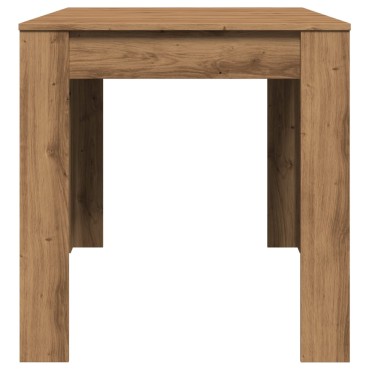 vidaXL Τραπεζαρία Τεχνίτης Δρυς 140x74,5x76cm Επεξεργασμένο Ξύλο 1 τεμ.