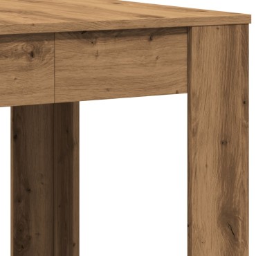 vidaXL Τραπεζαρία Τεχνίτης Δρυς 140x74,5x76cm Επεξεργασμένο Ξύλο 1 τεμ.