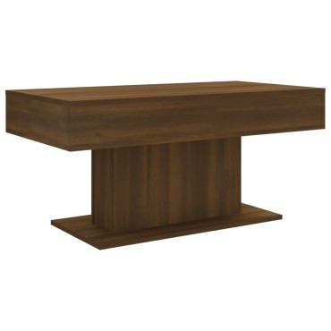 vidaXL Τραπεζάκι Σαλονιού Καφέ Δρυς 96x50x45cm Επεξεργασμένο Ξύλο 1 τεμ.