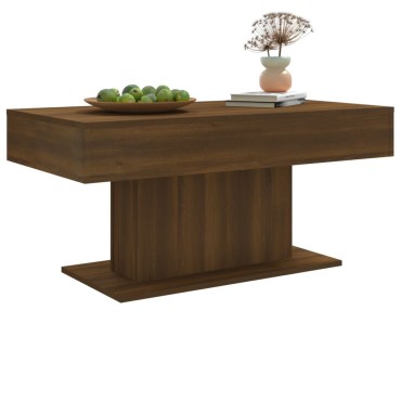 vidaXL Τραπεζάκι Σαλονιού Καφέ Δρυς 96x50x45cm Επεξεργασμένο Ξύλο 1 τεμ.