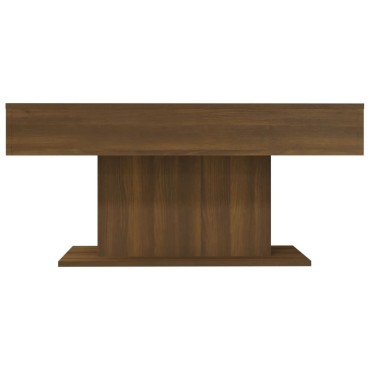 vidaXL Τραπεζάκι Σαλονιού Καφέ Δρυς 96x50x45cm Επεξεργασμένο Ξύλο 1 τεμ.