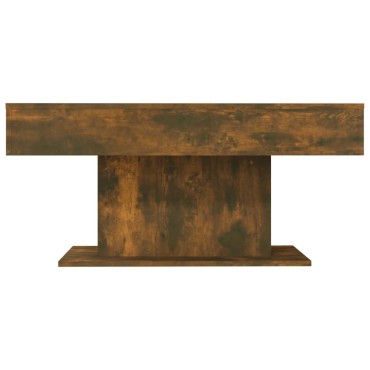 vidaXL Τραπεζάκι Σαλονιού Καπνιστή Δρυς 96x50x45cm από Επεξεργ. Ξύλο 1 τεμ.