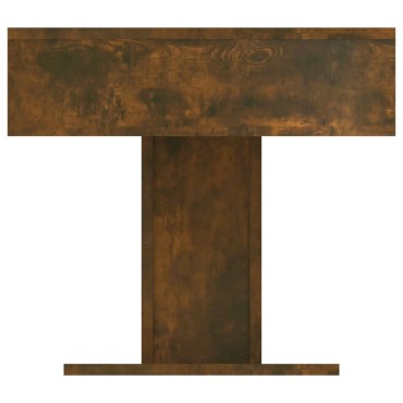 vidaXL Τραπεζάκι Σαλονιού Καπνιστή Δρυς 96x50x45cm από Επεξεργ. Ξύλο 1 τεμ.