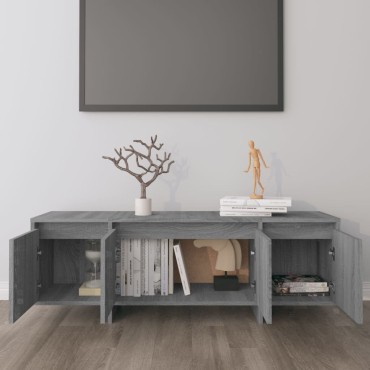 vidaXL Έπιπλο Τηλεόρασης Γκρι Sonoma 120x30x40,5cm από Μοριοσανίδα