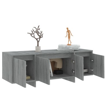 vidaXL Έπιπλο Τηλεόρασης Γκρι Sonoma 120x30x40,5cm από Μοριοσανίδα