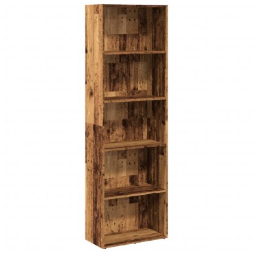 vidaXL Βιβλιοθήκη Όψη Παλαιού Ξύλου 60x30x189cm Επεξεργασμένο Ξύλο 1 τεμ.