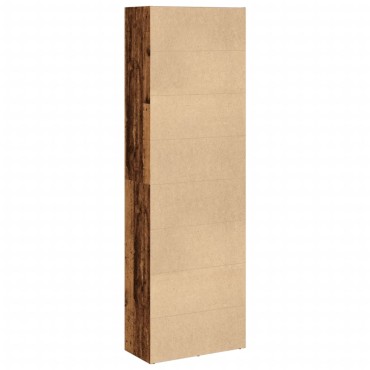 vidaXL Βιβλιοθήκη Όψη Παλαιού Ξύλου 60x30x189cm Επεξεργασμένο Ξύλο 1 τεμ.