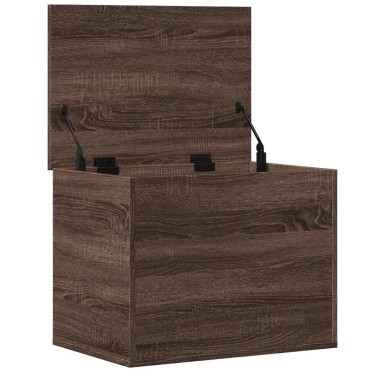 vidaXL Κουτί Αποθήκευσης Καφέ δρυς 60x42x46cm Επεξεργασμένο Ξύλο 1 τεμ.