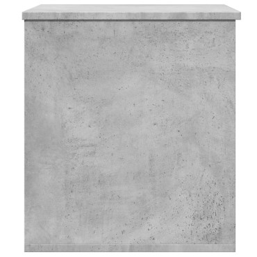vidaXL Κουτί Αποθήκευσης Γκρι Σκυροδέματος 60x42x46cm Επεξεργ. Ξύλο 1 τεμ.