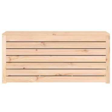 vidaXL Μπαούλο Κήπου 101x50,5x46,5cm από Μασίφ Ξύλο Πεύκου 1 τεμ.