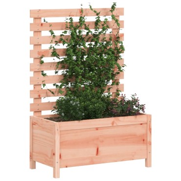 vidaXL Ζαρντινιέρα με Ράφι 79x39,5x114 εκ. Μασίφ Ξύλο Ψευδοτσούγκας