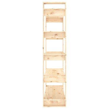 vidaXL Βιβλιοθήκη/Διαχωριστικό Χώρου 80x35x160cm Μασίφ Ξύλο 1 τεμ.