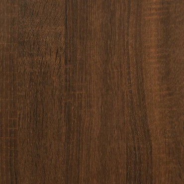vidaXL Ντουλάπι Μπάνιου Καφέ Δρυς 65x33x60cm Επεξεργασμένο Ξύλο 1 τεμ.