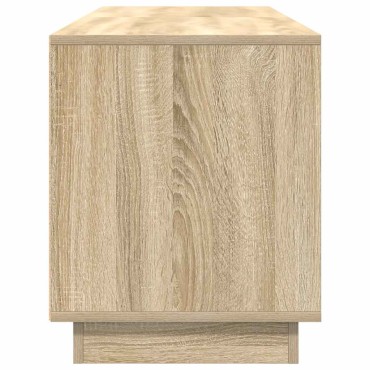 vidaXL Έπιπλο Τηλεόρασης με LED Sonoma Δρυς 160,5x41x50cm