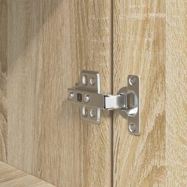 vidaXL Κομοδίνα 2 τεμ. Sonoma Δρυς 39x35x65cm από Επεξεργασμένο Ξύλο